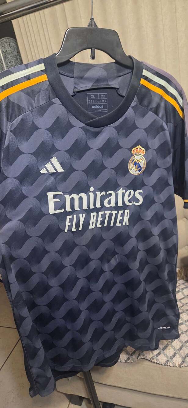 Adidas Real Madrid Away Jersey Size XL